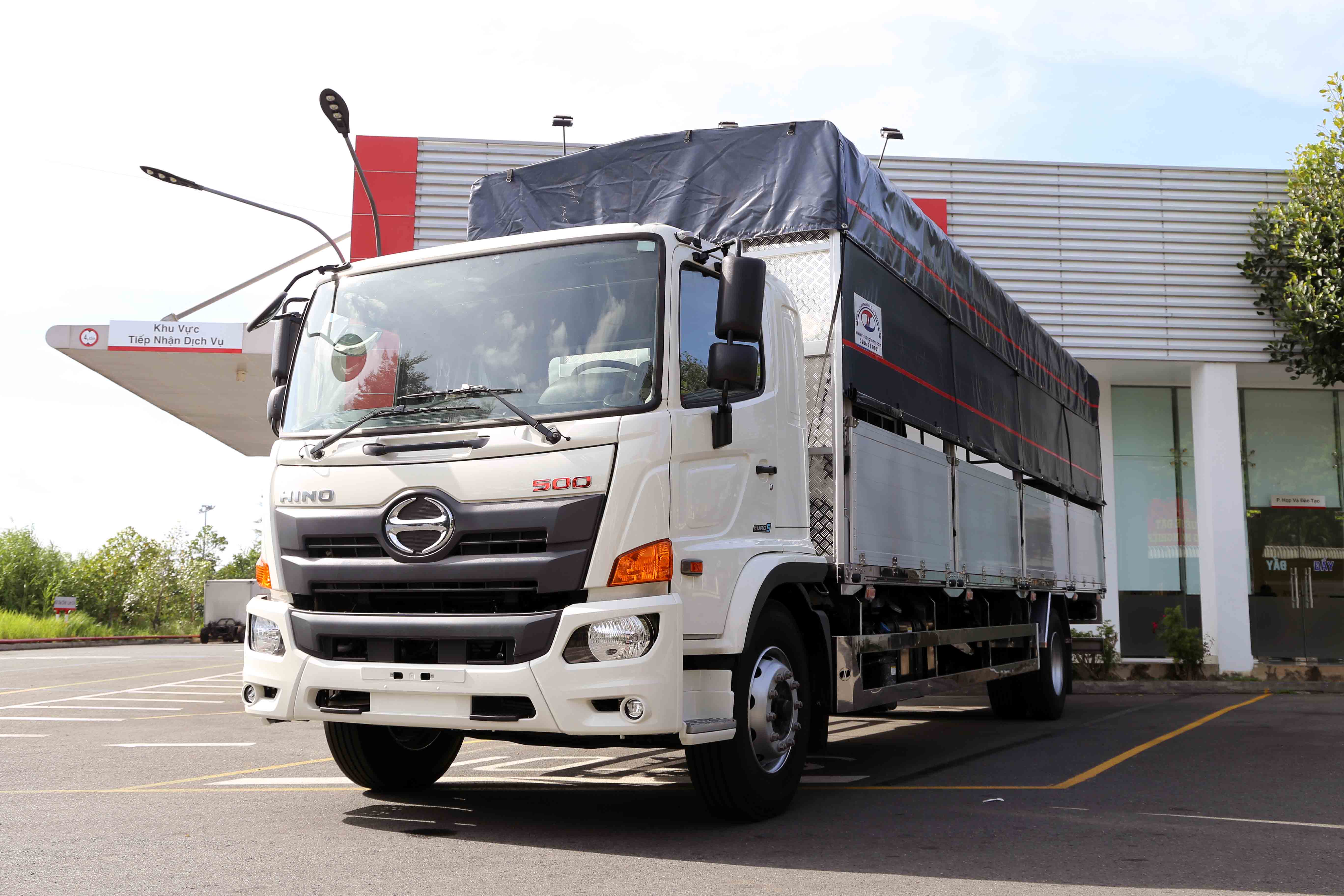 Xe tải Hino 8 tấn-Thùng 10m mui bạt bửng nhôm-FG8JT8A-PGX-Euro 5